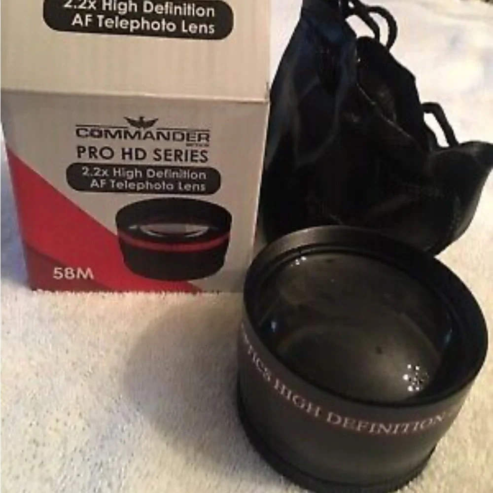 COMMANDER PRO HD SERIES...AF Telephoto lens 58m..2.2x